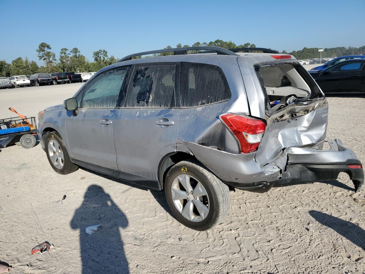 2014 Subaru Forester VIN JF2SJAEC6EH440698 Copart auction photo, rear end damage thumbnail 2