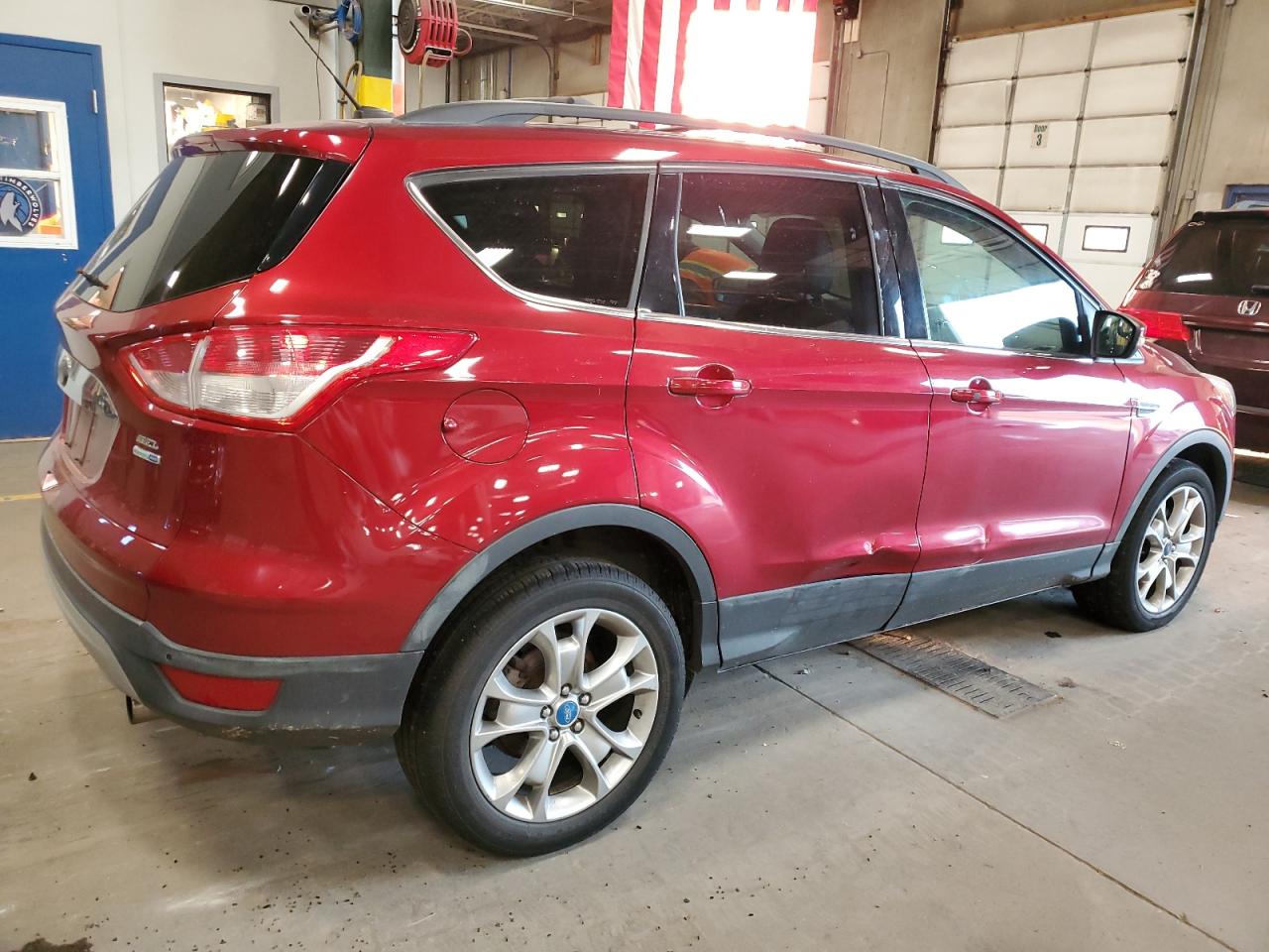 2013 Ford Escape VIN 1FMCU9HX6DUB83356 Copart auction photo, normal wear damage thumbnail 3