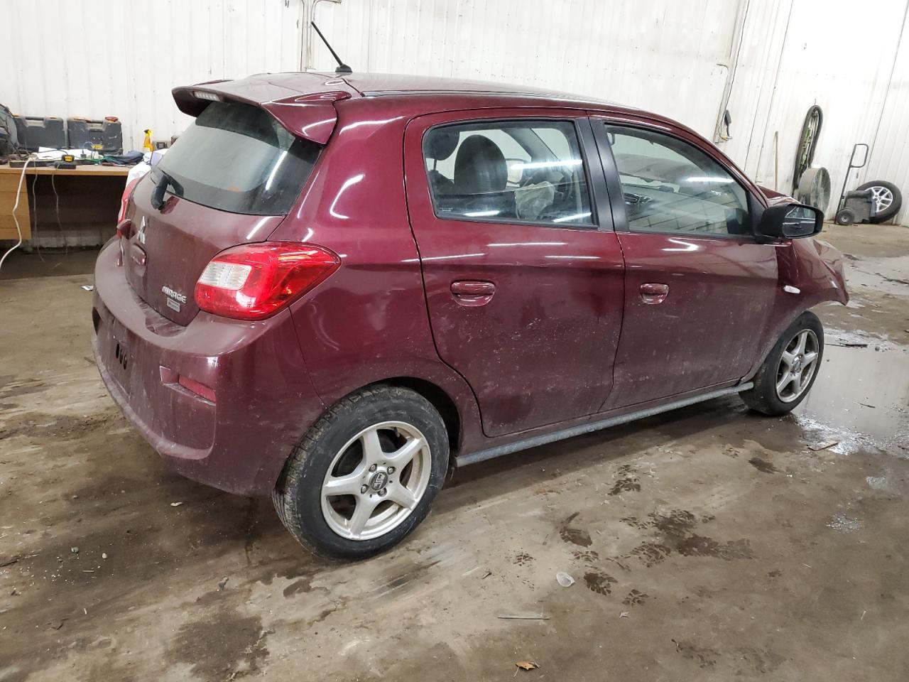 2019 Mitsubishi Mirage VIN ML32A3HJ8KH010478 Copart auction photo, front end damage thumbnail 3