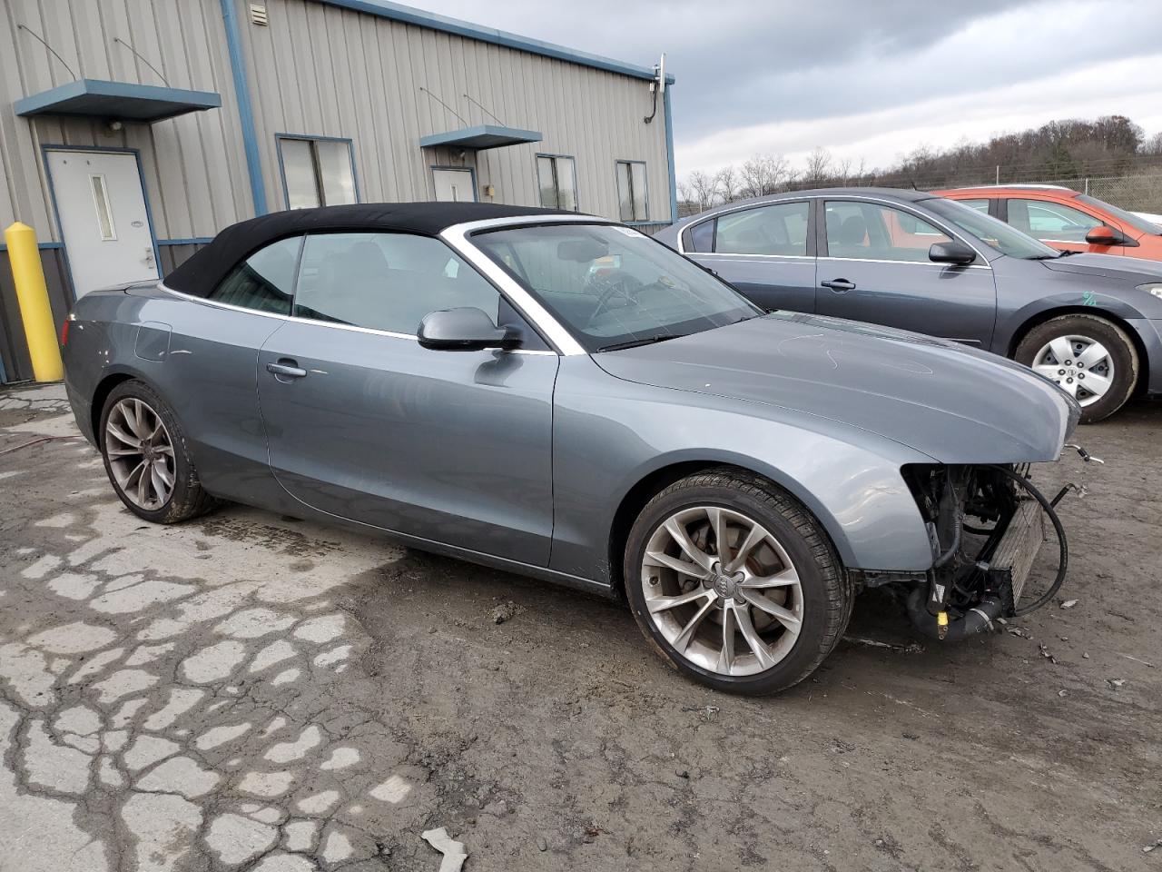 2013 Audi A5 VIN WAUVFAFH2DN016424 Copart auction photo, front end damage thumbnail 4
