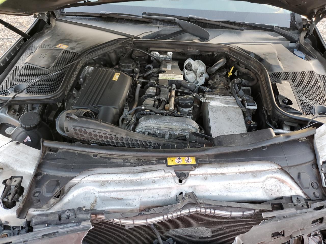 2016 Mercedes-Benz C-klasse VIN 55SWF4KB6GU120975 Copart auction photo, front end damage thumbnail 11