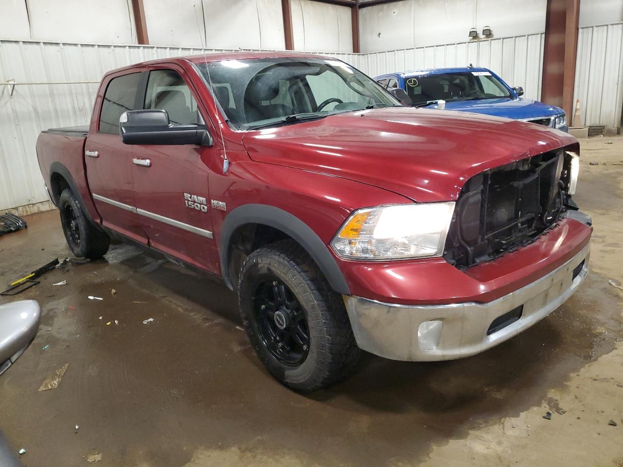 2013 RAM 1500 VIN 1C6RR7LT9DS723035 Copart auction photo, front end damage thumbnail 4