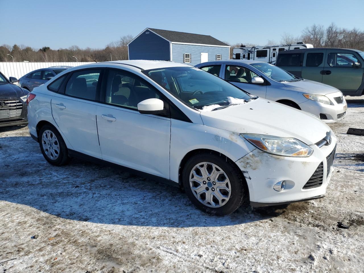 2012 Ford Focus VIN 1FAHP3F20CL419516 Copart auction photo, side / minor dent/scratches damage thumbnail 4