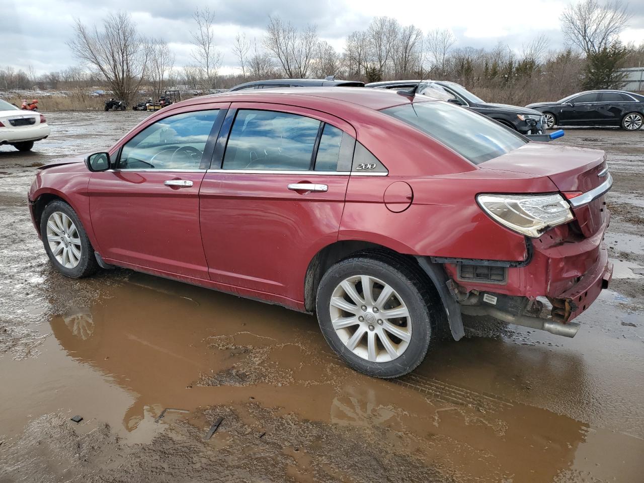 2013 Chrysler 200 VIN 1C3CCBCG3DN745623 Copart auction photo, rear end / front end damage thumbnail 2