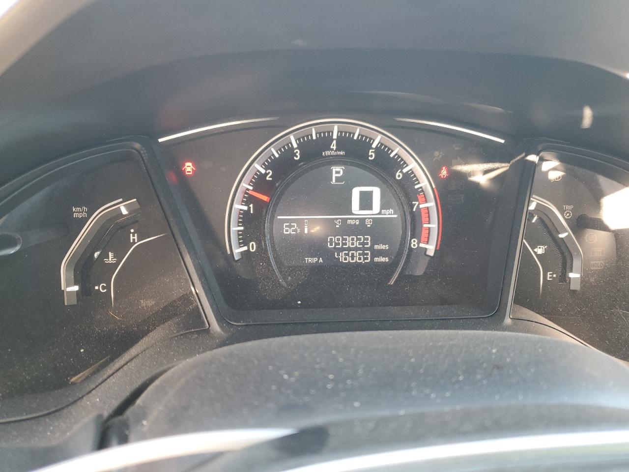 2016 Honda Civic VIN 19XFC2F59GE210596 Copart auction photo, side / rear end damage thumbnail 9