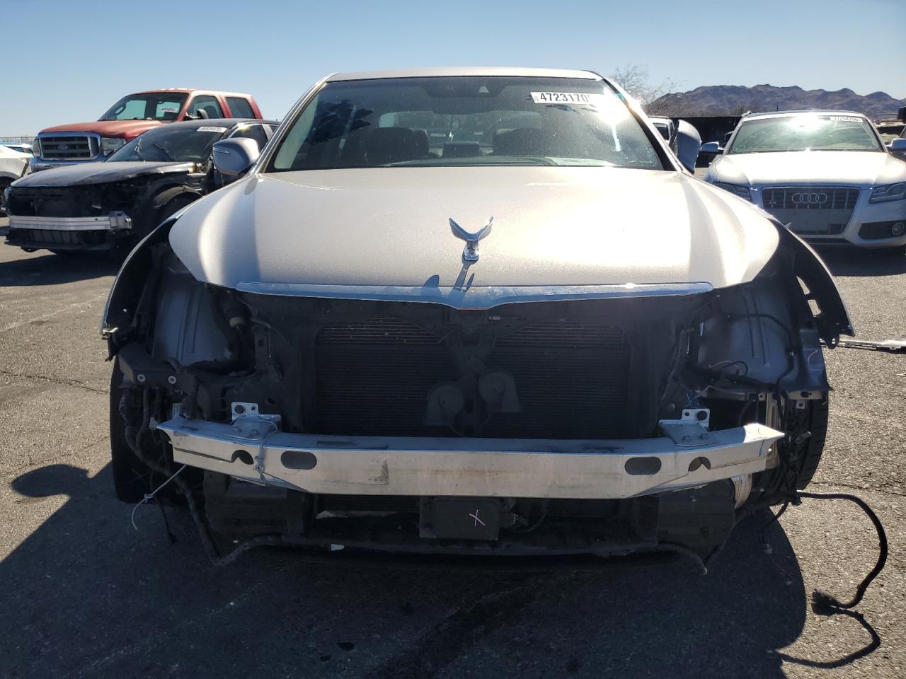 2014 Hyundai Equus VIN KMHGH4JHXEU076582 Copart auction photo, front end damage thumbnail 5