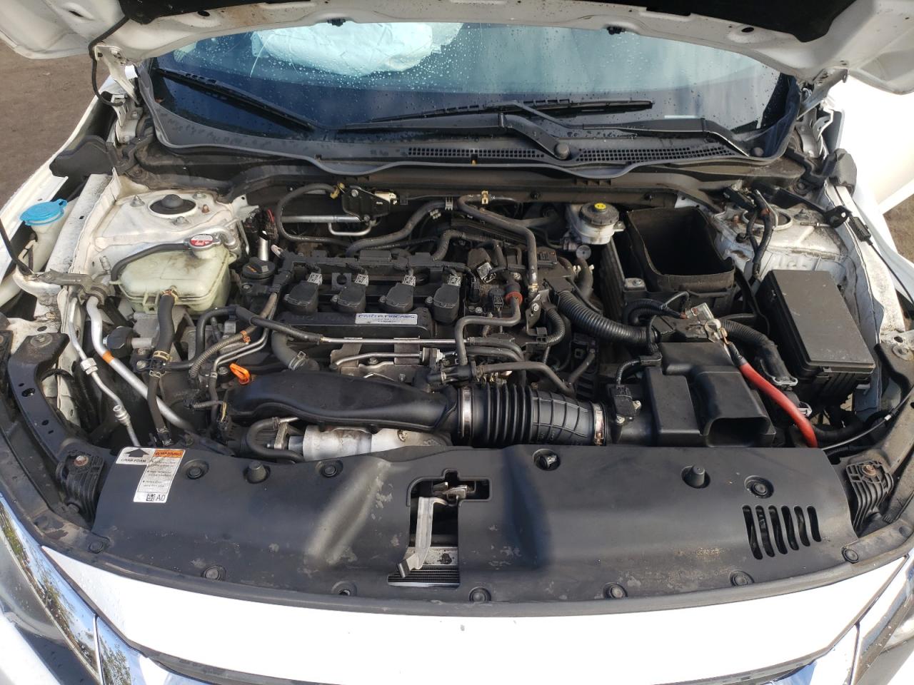 2017 Honda Civic VIN 19XFC1F70HE209799 Copart auction photo, undercarriage / front end damage thumbnail 13