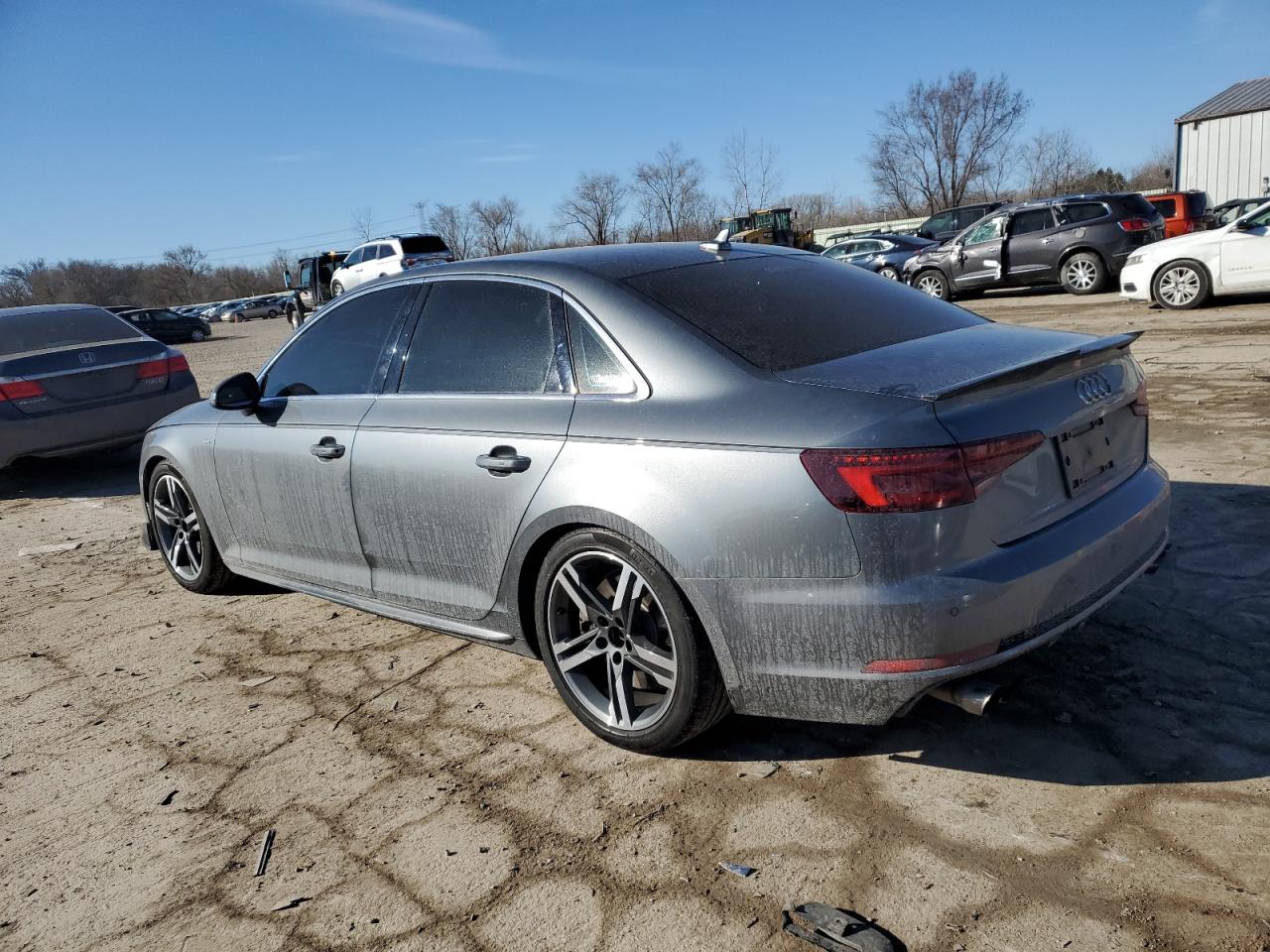 2018 Audi A4 VIN WAUENAF41JN000615 Copart auction photo, front end damage thumbnail 2