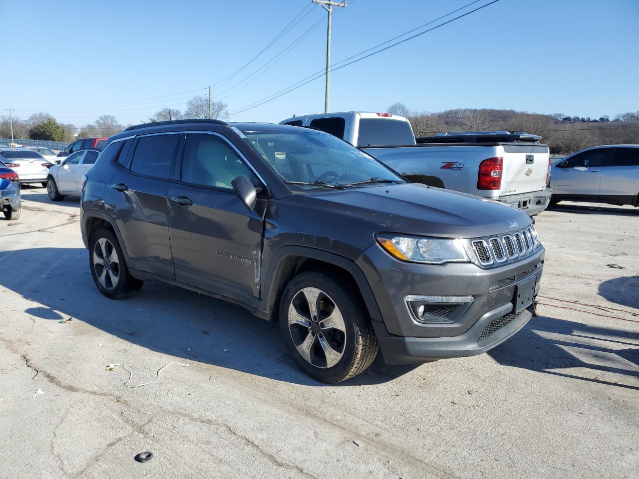 2018 Jeep Compass VIN 3C4NJCBBXJT186797 Copart auction photo, all over damage thumbnail 4