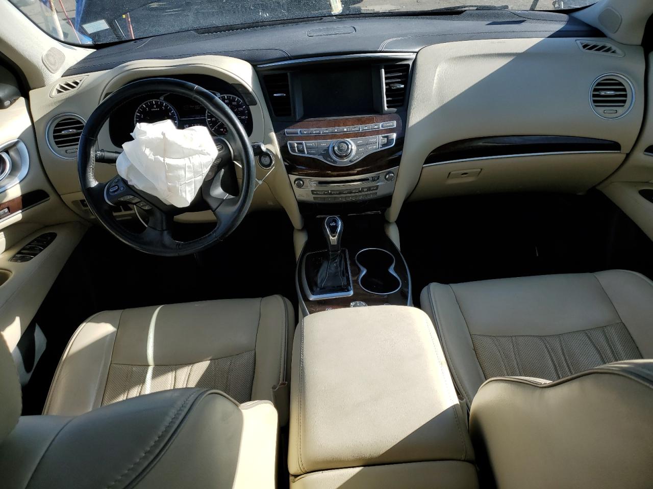 2019 Infiniti QX60 VIN 5N1DL0MMXKC516756 Copart auction photo, front end / side damage thumbnail 8