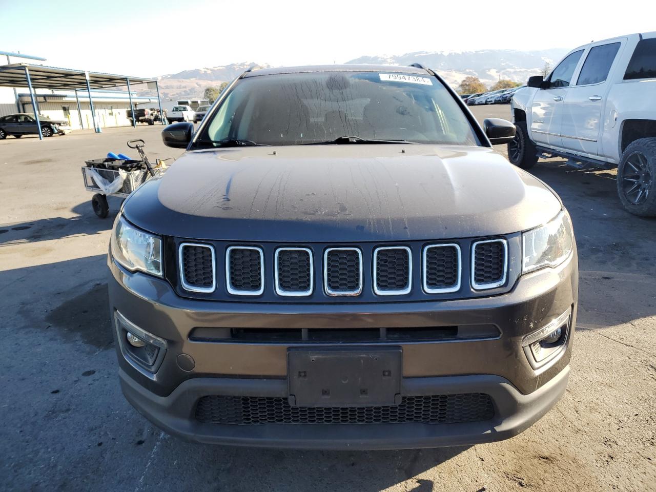 2019 Jeep Compass VIN 3C4NJDBB2KT596887 Copart auction photo, undercarriage / rear end damage thumbnail 5