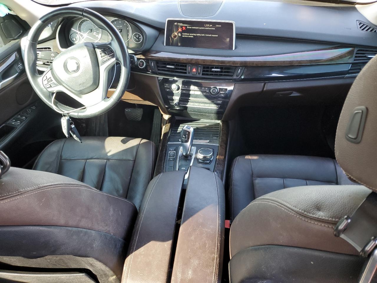 2015 BMW X5 VIN 5UXKR2C52F0H37843 Copart auction photo, rollover damage thumbnail 8