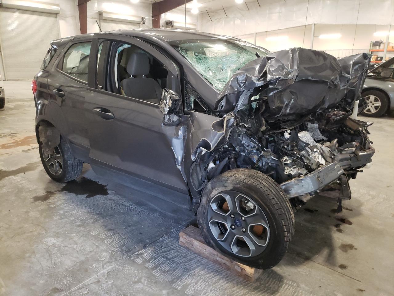 2019 Ford EcoSport VIN MAJ6S3FL8KC309438 Copart auction photo, front end / side damage thumbnail 4