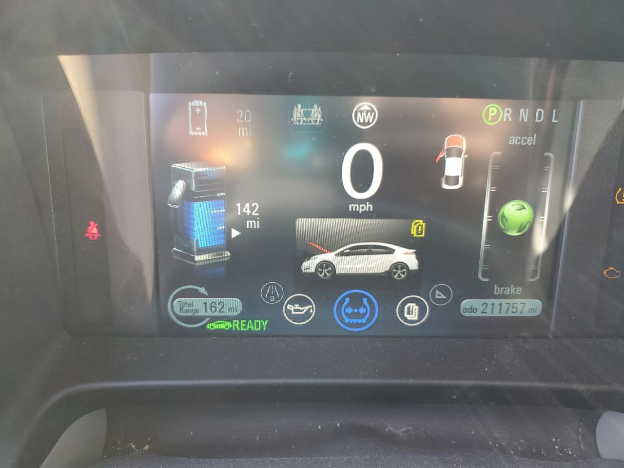 2014 Chevrolet Volt VIN 1G1RD6E48EU129462 Copart auction photo, mechanical / minor dent/scratches damage thumbnail 9