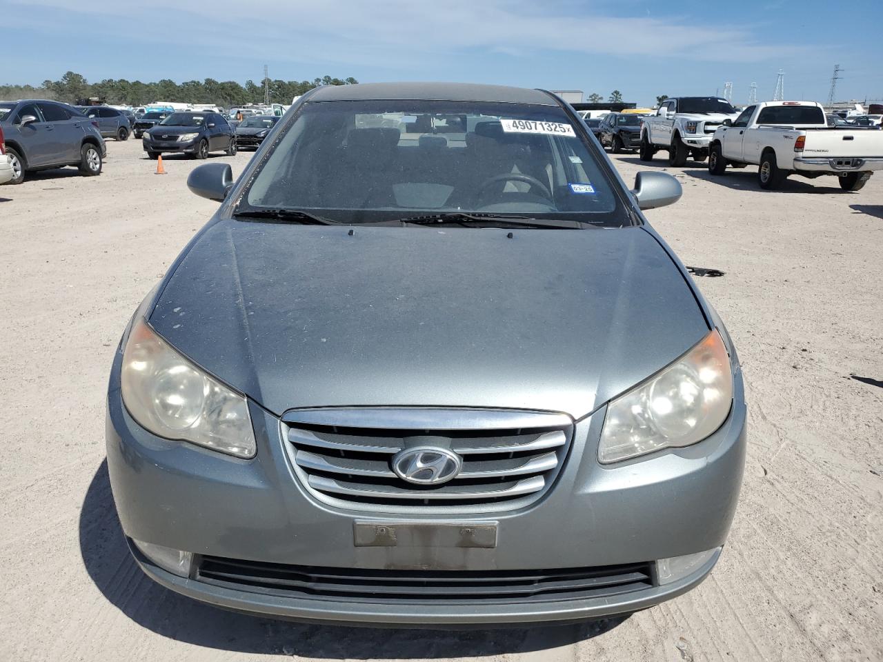 2010 Hyundai Elantra VIN KMHDU4AD6AU861834 Copart auction photo, rear end / side damage thumbnail 5