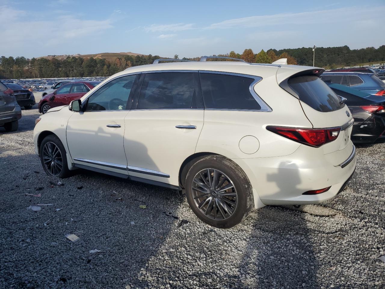 2020 Infiniti QX60 VIN 5N1DL0MN4LC545731 Copart auction photo, side / front end damage thumbnail 2