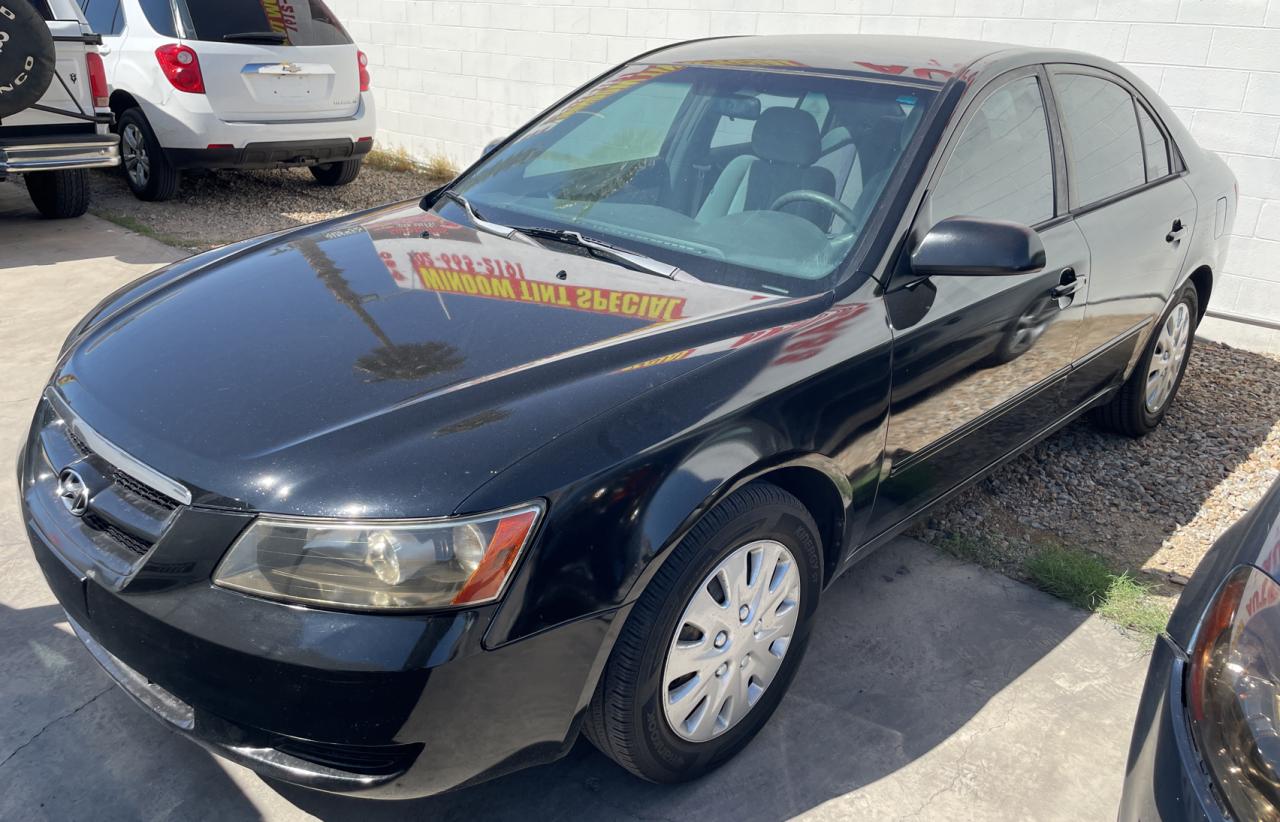 2007 Hyundai Sonata VIN 5NPET46C37H255986 Copart auction photo, minor dent/scratches / normal wear damage thumbnail 2