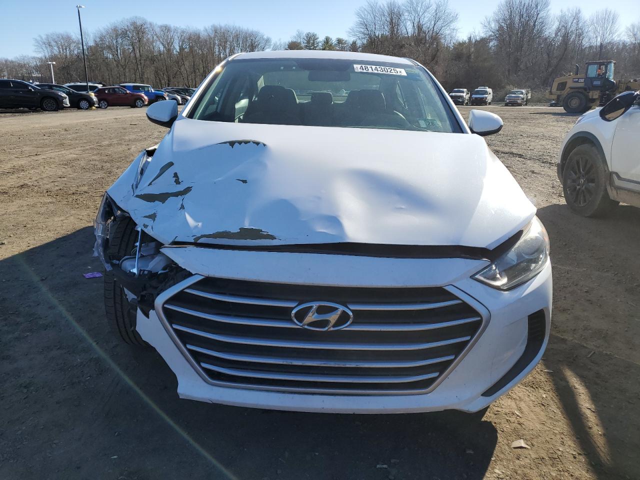 2017 Hyundai Elantra VIN 5NPD84LF8HH155931 Copart auction photo, front end / minor dent/scratches damage thumbnail 5