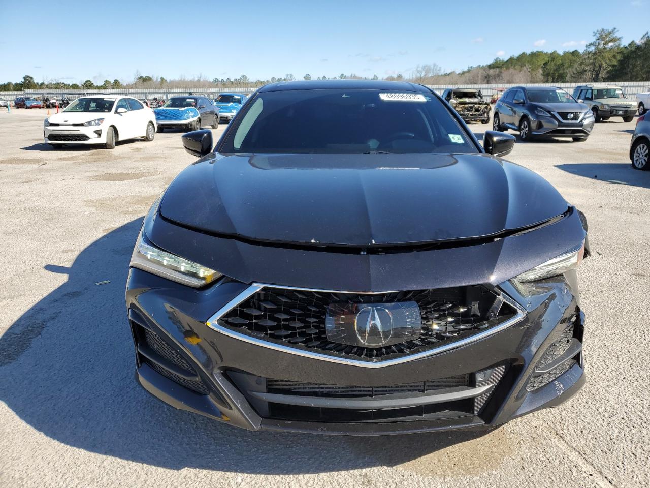 2021 Acura TLX VIN 19UUB6F47MA005125 Copart auction photo, front end damage thumbnail 5