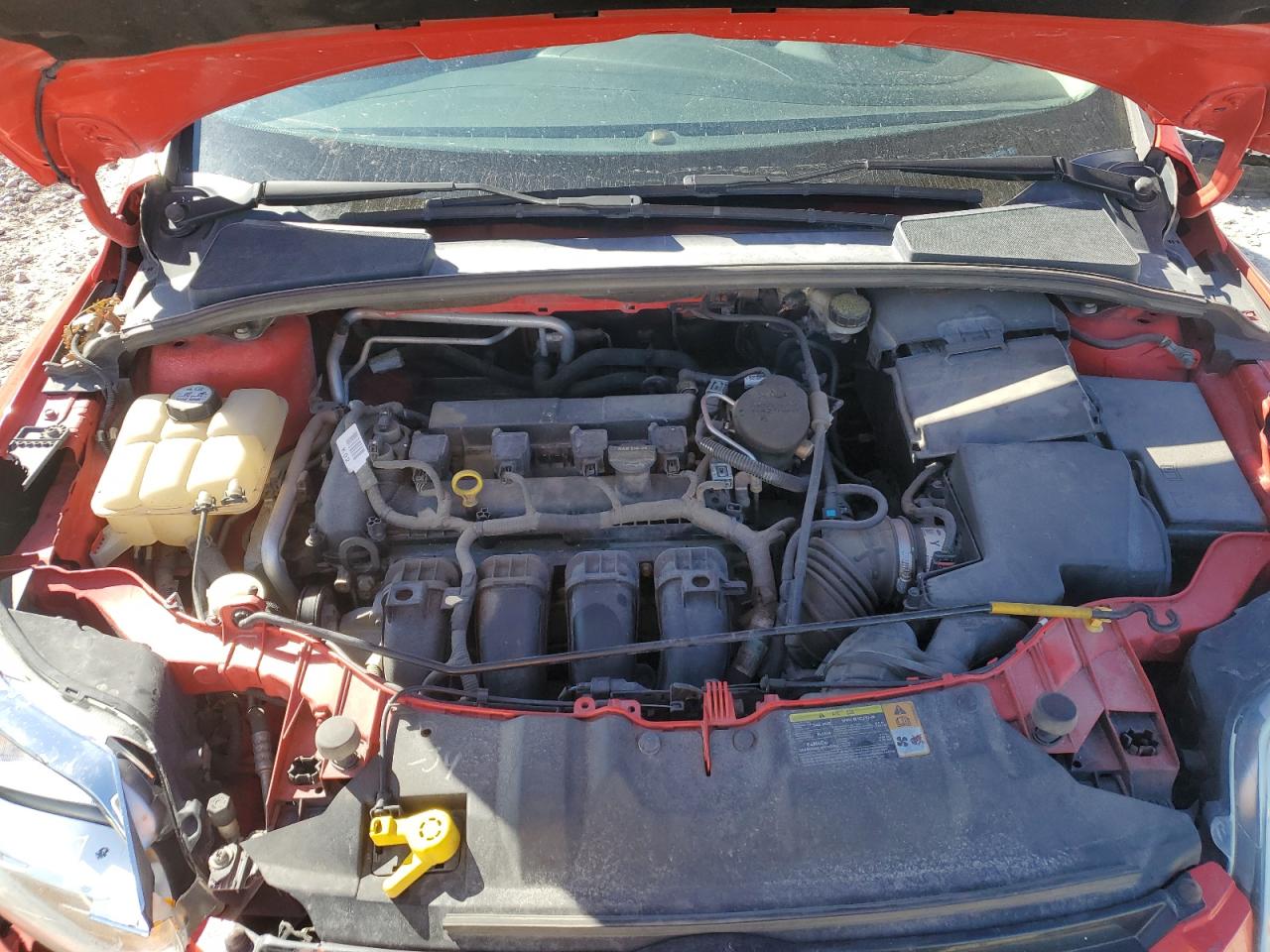 2012 Ford Focus VIN 1FAHP3M28CL337505 Copart auction photo, front end damage thumbnail 11