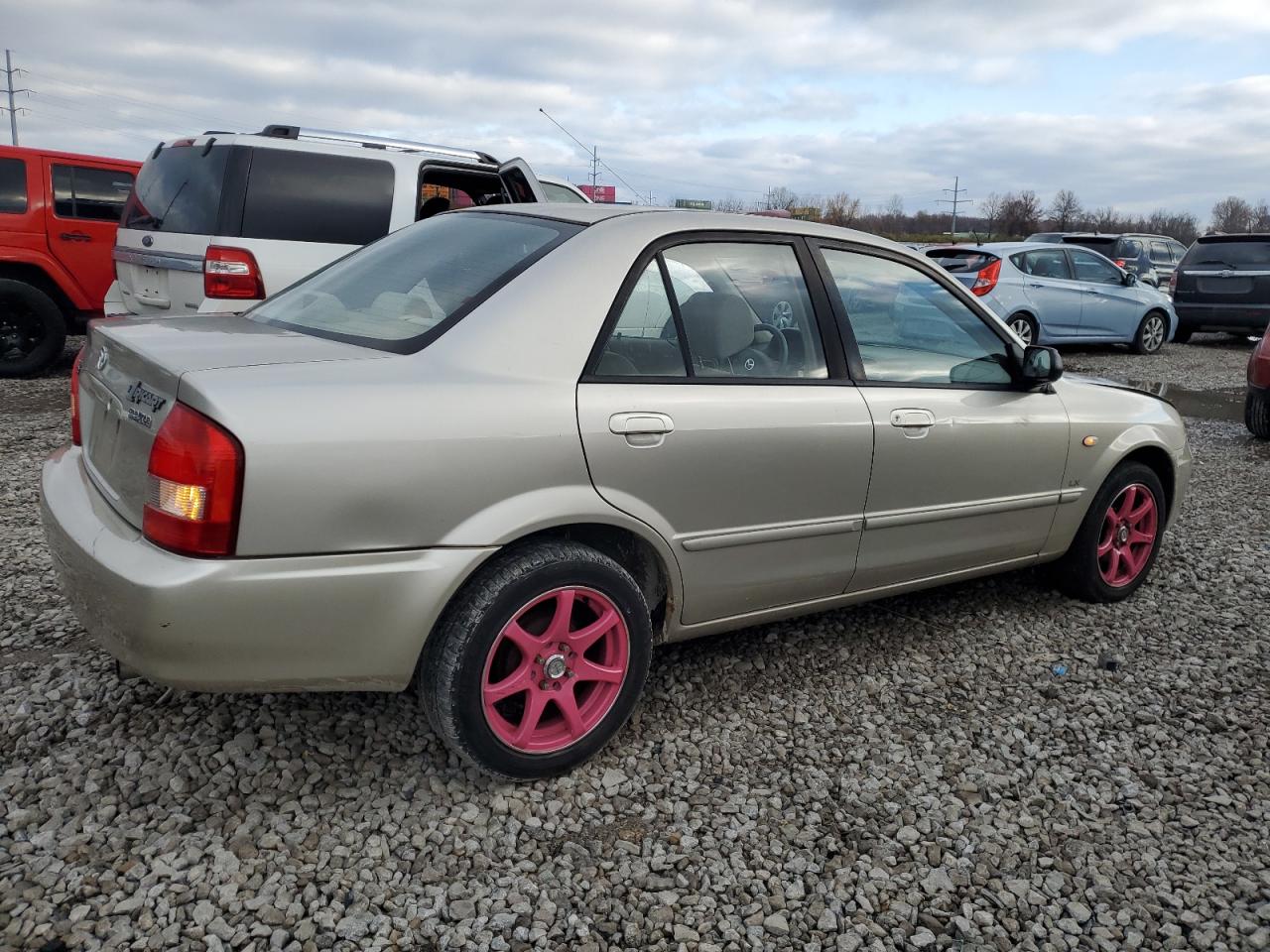2002 Mazda Protege VIN JM1BJ225221620047 Copart auction photo, front end damage thumbnail 3
