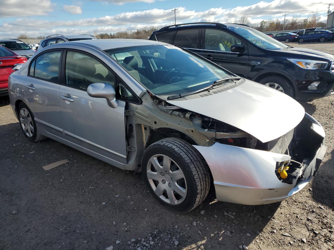 2007 Honda Civic VIN 1HGFA16517L052456 Copart auction photo, front end damage thumbnail 4