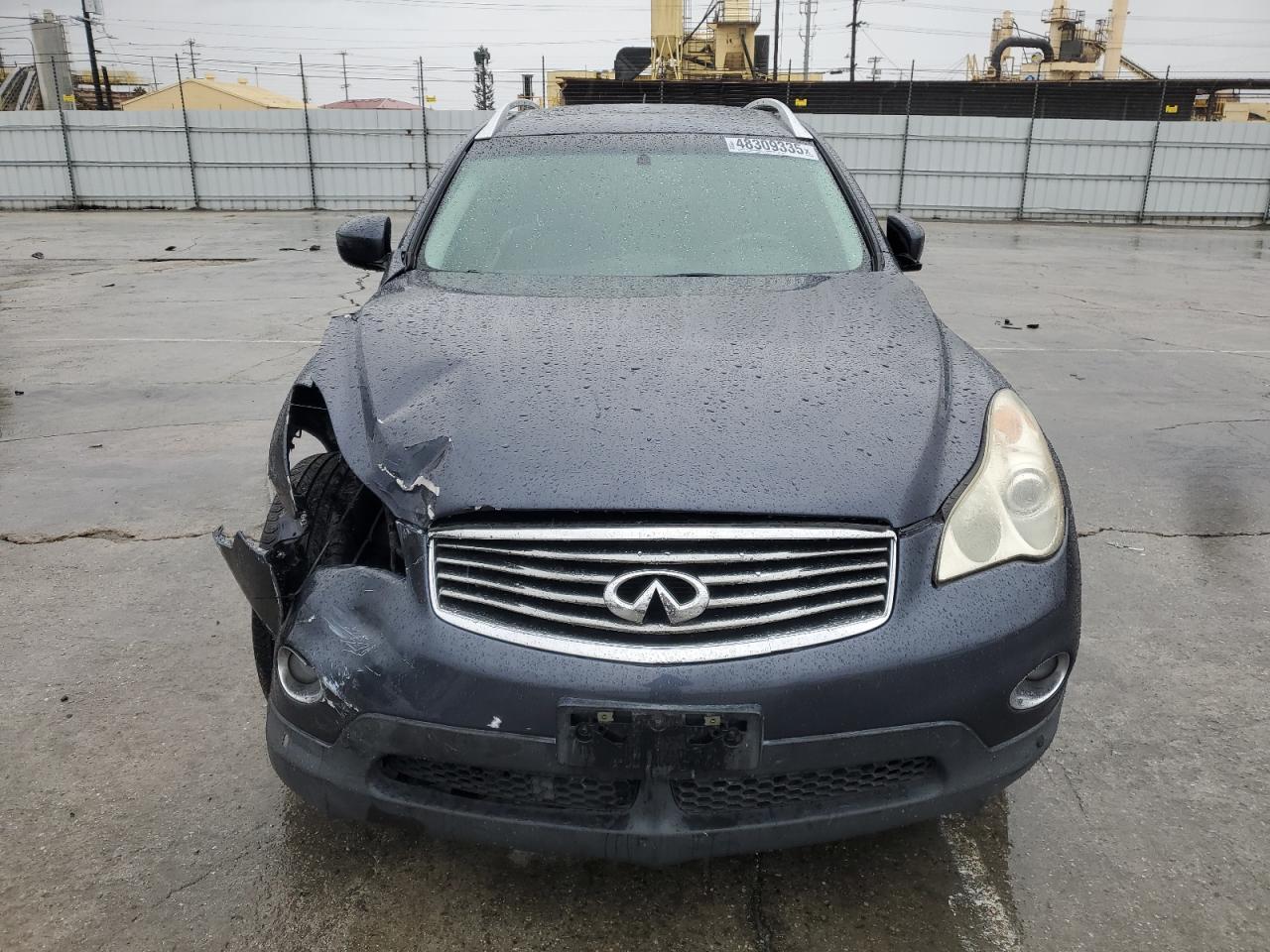 2008 Infiniti EX VIN JNKAJ09E88M304308 Copart auction photo, front end / side damage thumbnail 5