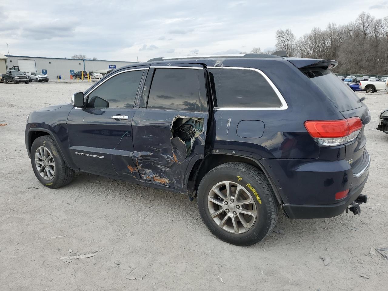 2015 Jeep Grand Cherokee VIN 1C4RJEBG6FC220732 Copart auction photo, side damage thumbnail 2