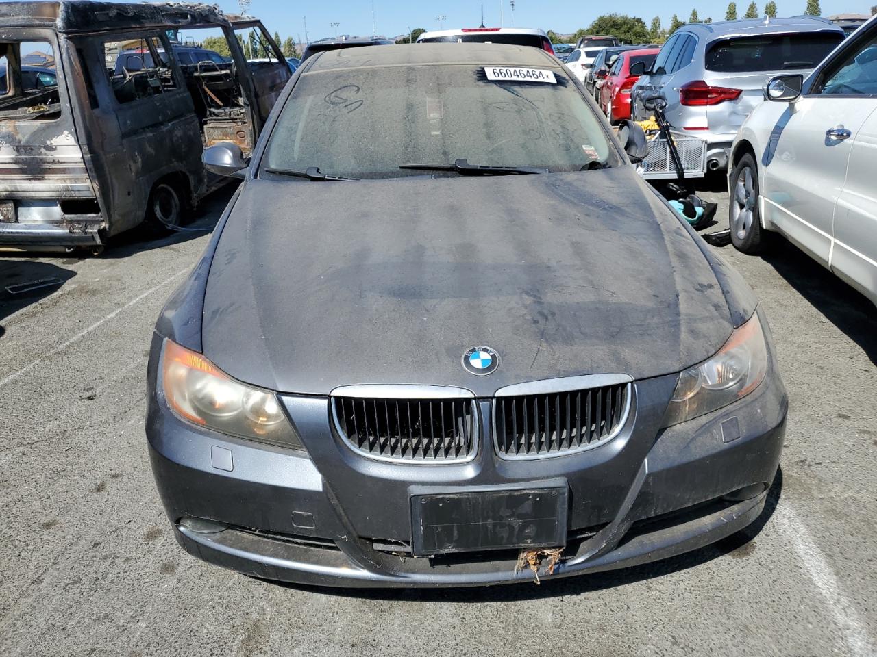 2007 BMW 3er VIN WBAVC93597KX54230 Copart auction photo, mechanical damage thumbnail 5