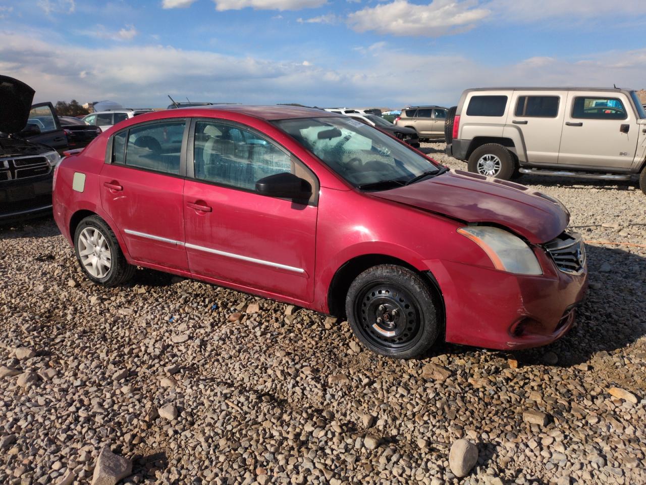 2011 Nissan Sentra VIN 3N1AB6AP7BL727657 Copart auction photo, side / front end damage thumbnail 4
