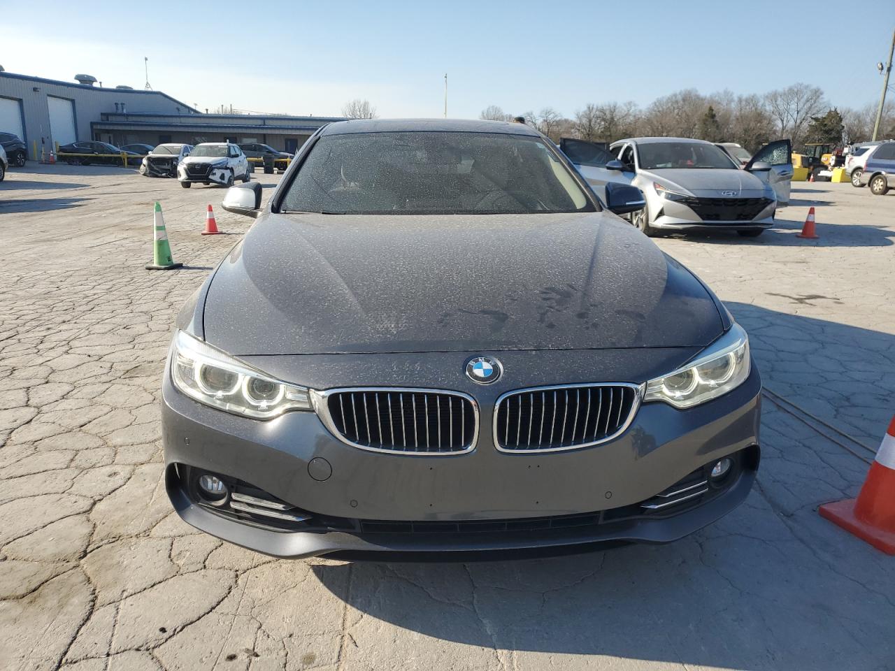 2015 BMW 4er VIN WBA4A9C52FD416219 Copart auction photo, rear end damage thumbnail 5
