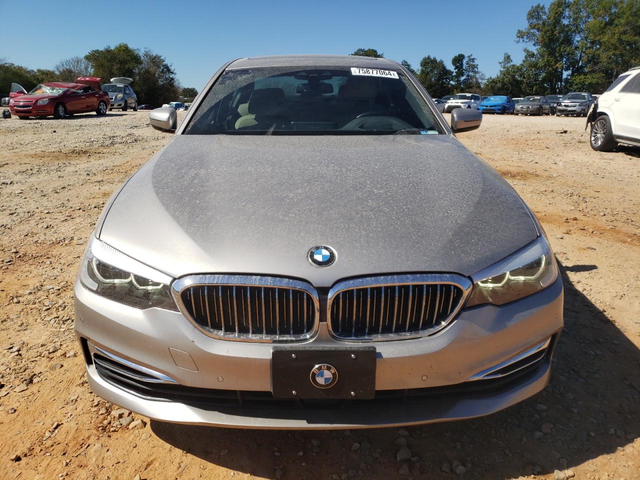 2019 BMW 5er VIN WBAJA9C56KB389941 Copart auction photo, rear end / front end damage thumbnail 5