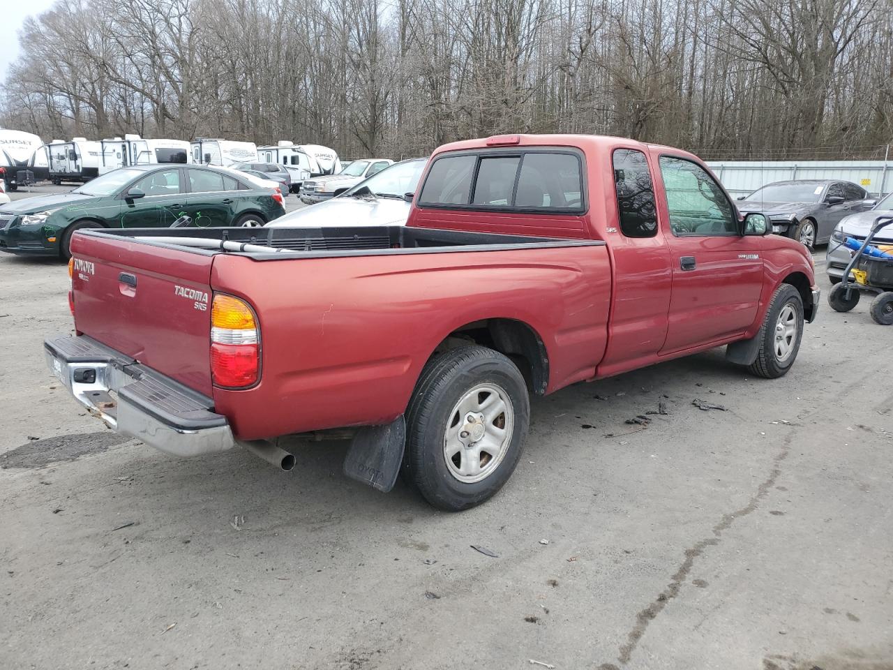 2004 Toyota Tacoma VIN 5TEVL52N14Z340525 Copart auction photo, minor dent/scratches damage thumbnail 3
