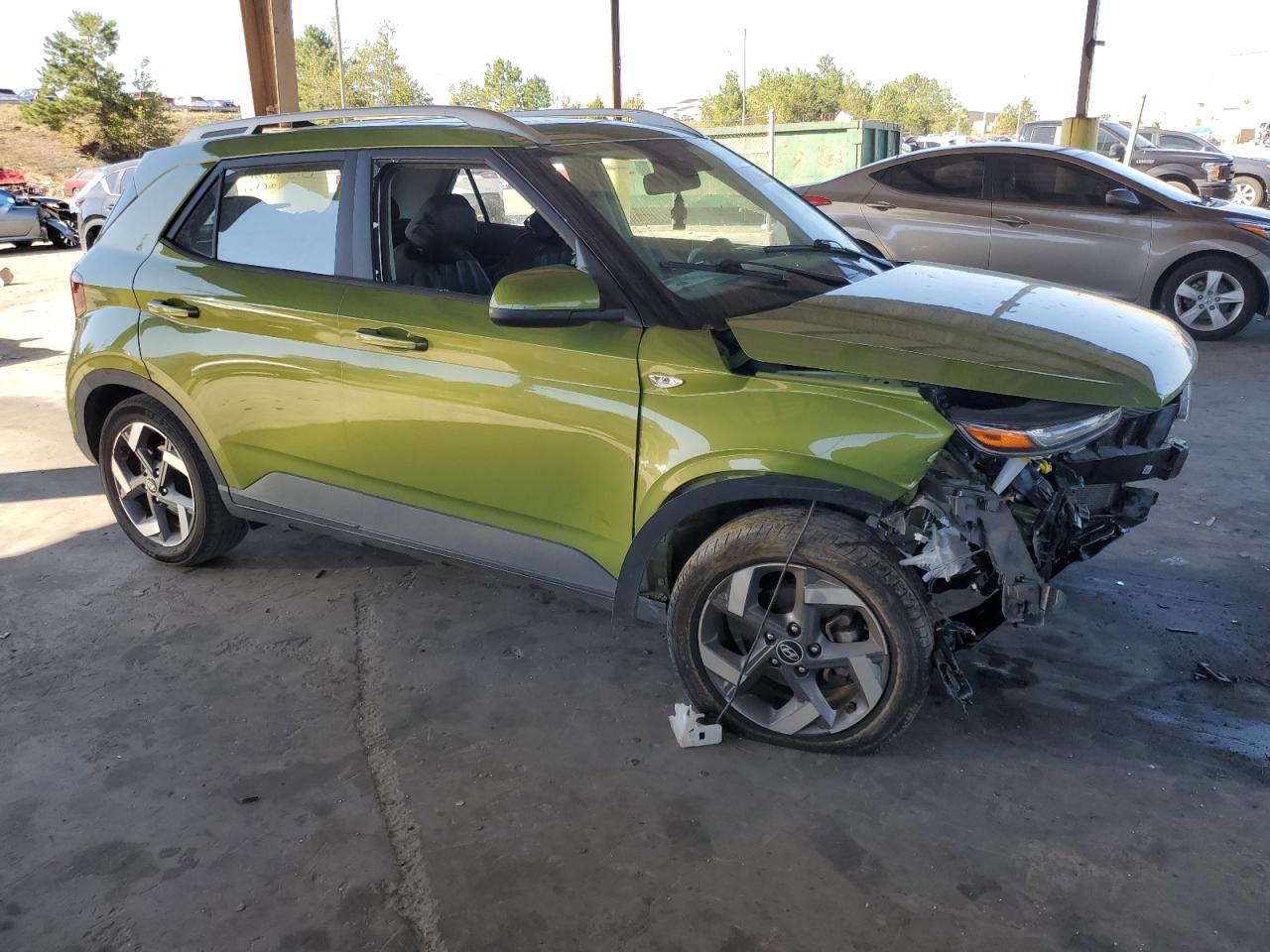 2022 Hyundai Venue VIN KMHRC8A33NU150007 Copart auction photo, front end damage thumbnail 4
