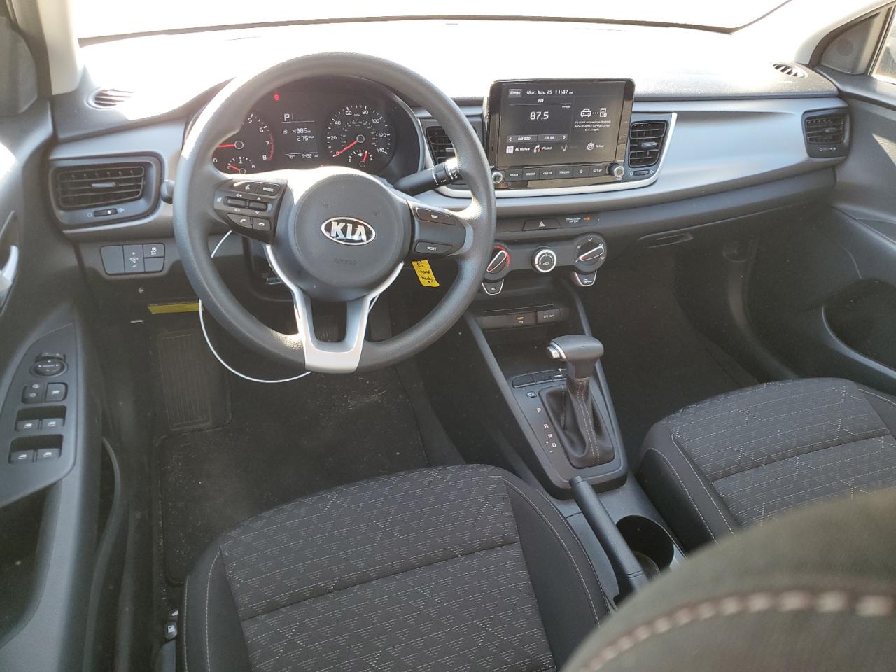 2021 KIA Rio VIN 3KPA24ADXME403228 Copart auction photo, rear end damage thumbnail 8