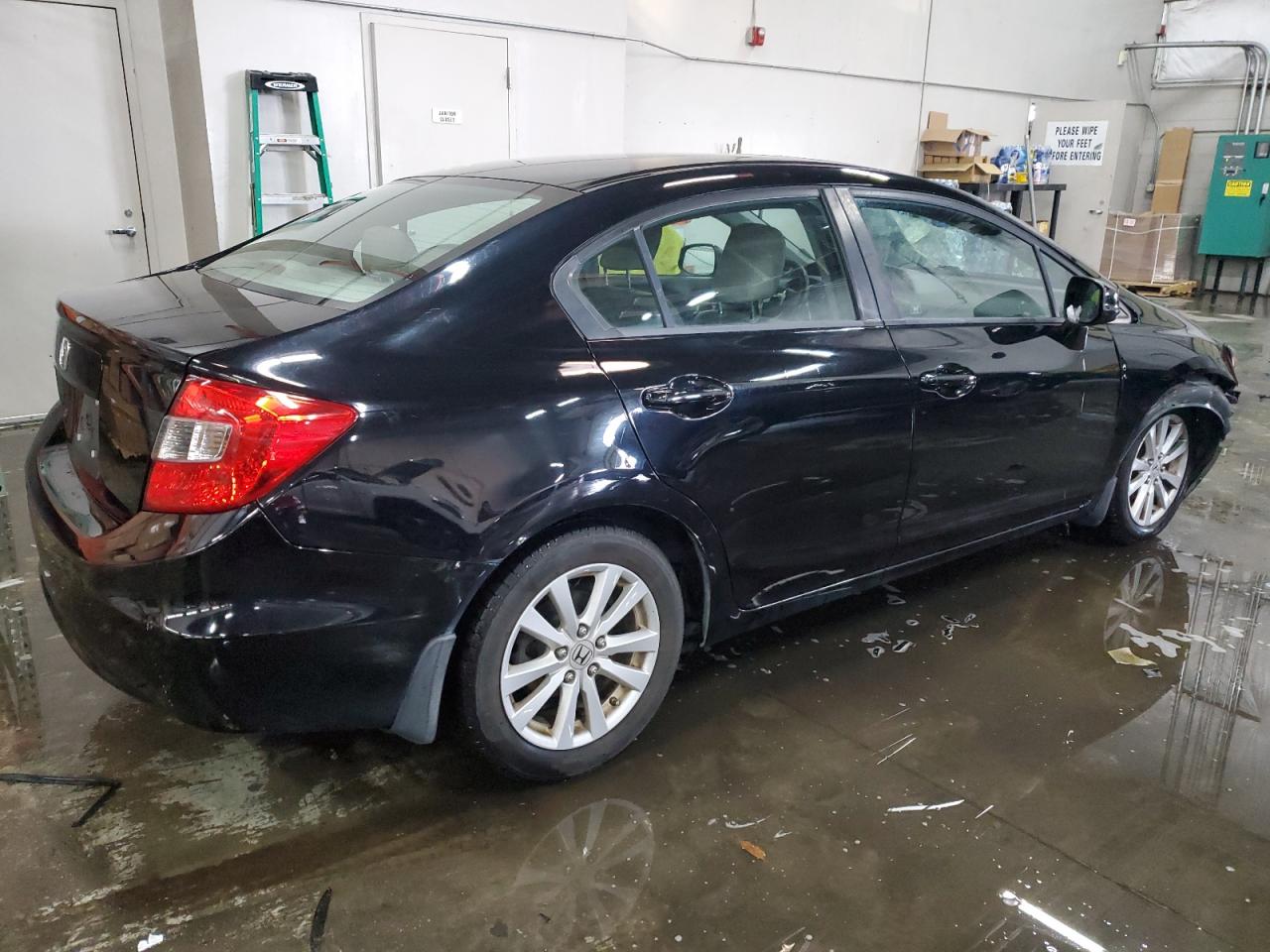 2012 Honda Civic VIN 19XFB2F95CE056212 Copart auction photo, front end damage thumbnail 3