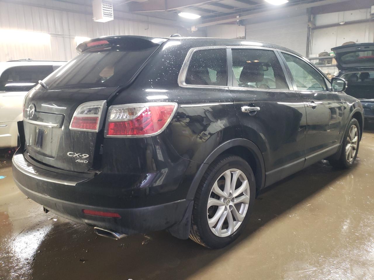 2012 Mazda CX-9 VIN JM3TB3DA5C0338257 Copart auction photo, rear end / side damage thumbnail 3