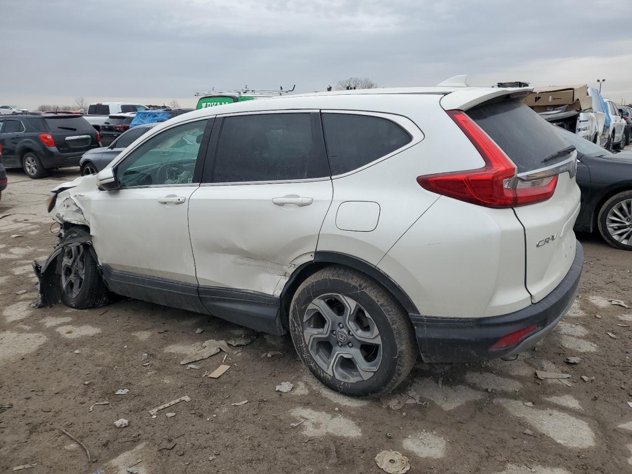 2018 Honda CR-V VIN 5J6RW2H82JL003424 Copart auction photo, front end / undercarriage damage thumbnail 2