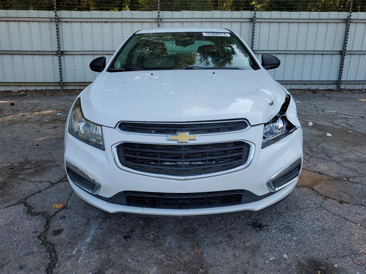 2015 Chevrolet Cruze VIN 1G1PA5SH7F7253806 Copart auction photo, front end damage thumbnail 5