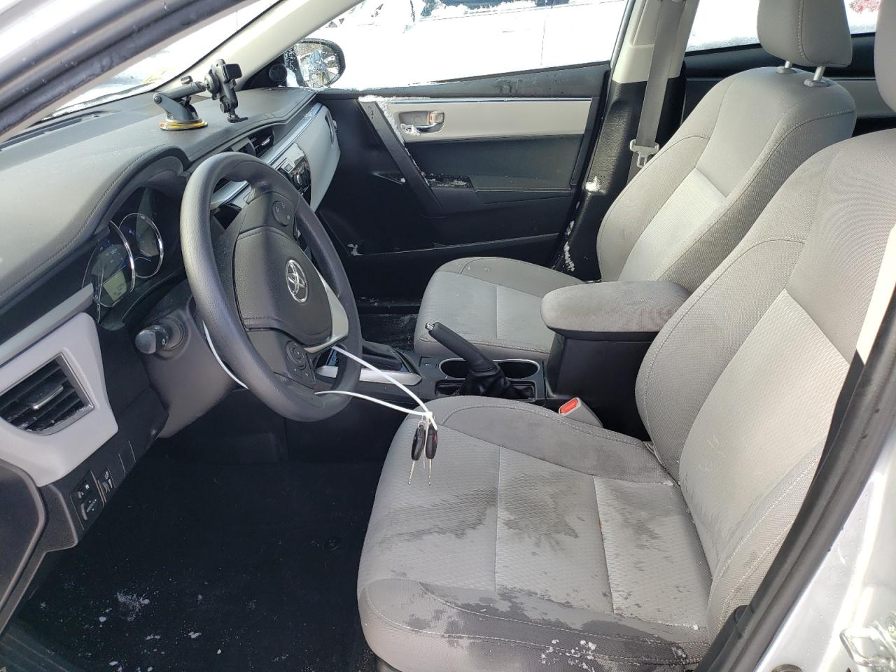 2016 Toyota Corolla VIN 2T1BURHE2GC562712 Copart auction photo, front end / side damage thumbnail 7
