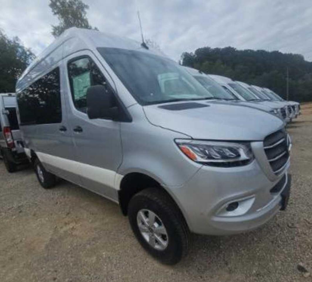 2023 Mercedes-Benz Sprinter VIN W1X4NBVY1PT123893 Copart auction photo, normal wear / minor dent/scratches damage thumbnail 2