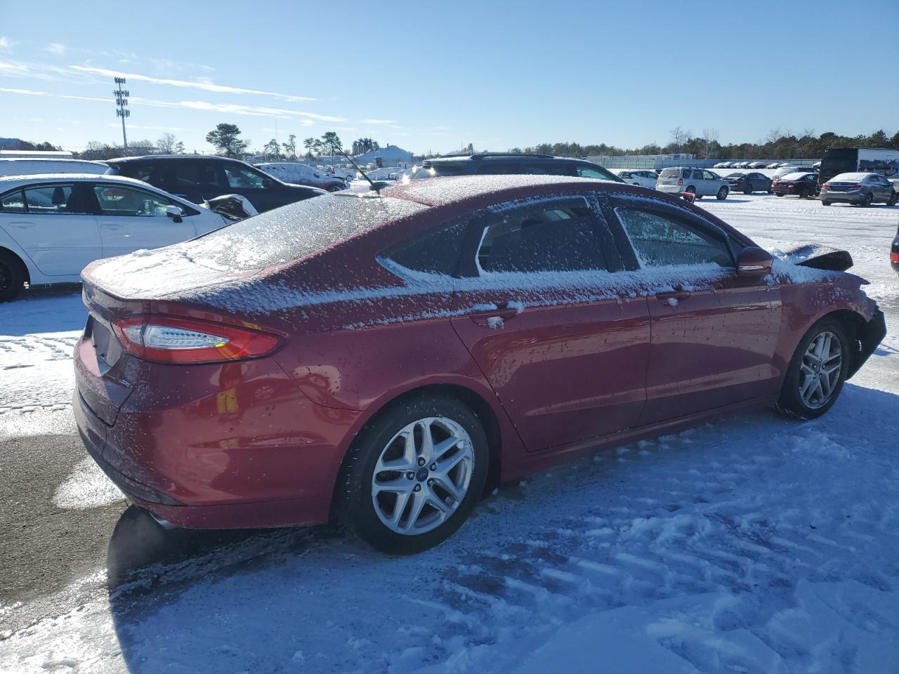 2015 Ford Fusion VIN 1FA6P0H71F5128305 Copart auction photo, front end damage thumbnail 3