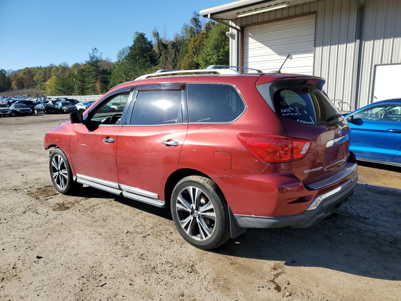 2017 Nissan Pathfinder VIN 5N1DR2MN9HC615774 Copart auction photo, front end damage thumbnail 2