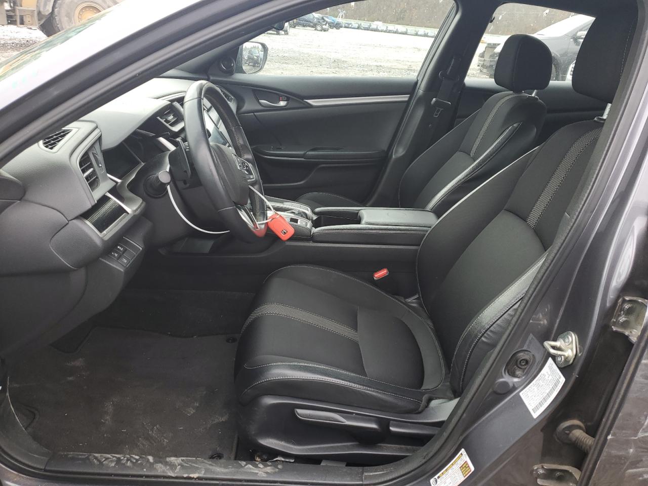 2019 Honda Civic VIN 2HGFC2F80KH601760 Copart auction photo, side / all over damage thumbnail 7