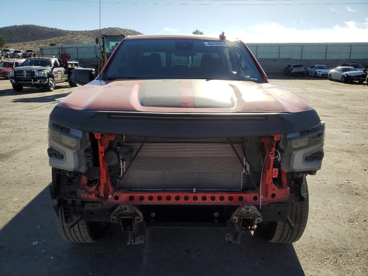 2023 Chevrolet Silverado VIN 1GCUDEEDXPZ158740 Copart auction photo, stripped damage thumbnail 5