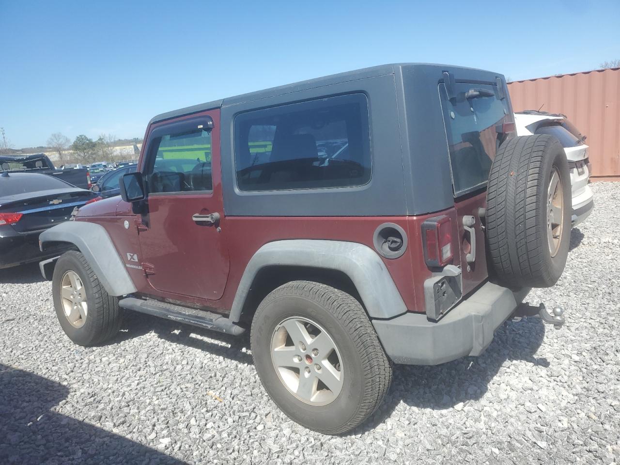 2007 Jeep Wrangler VIN 1J8FA24147L183023 Copart auction photo, undercarriage damage thumbnail 2