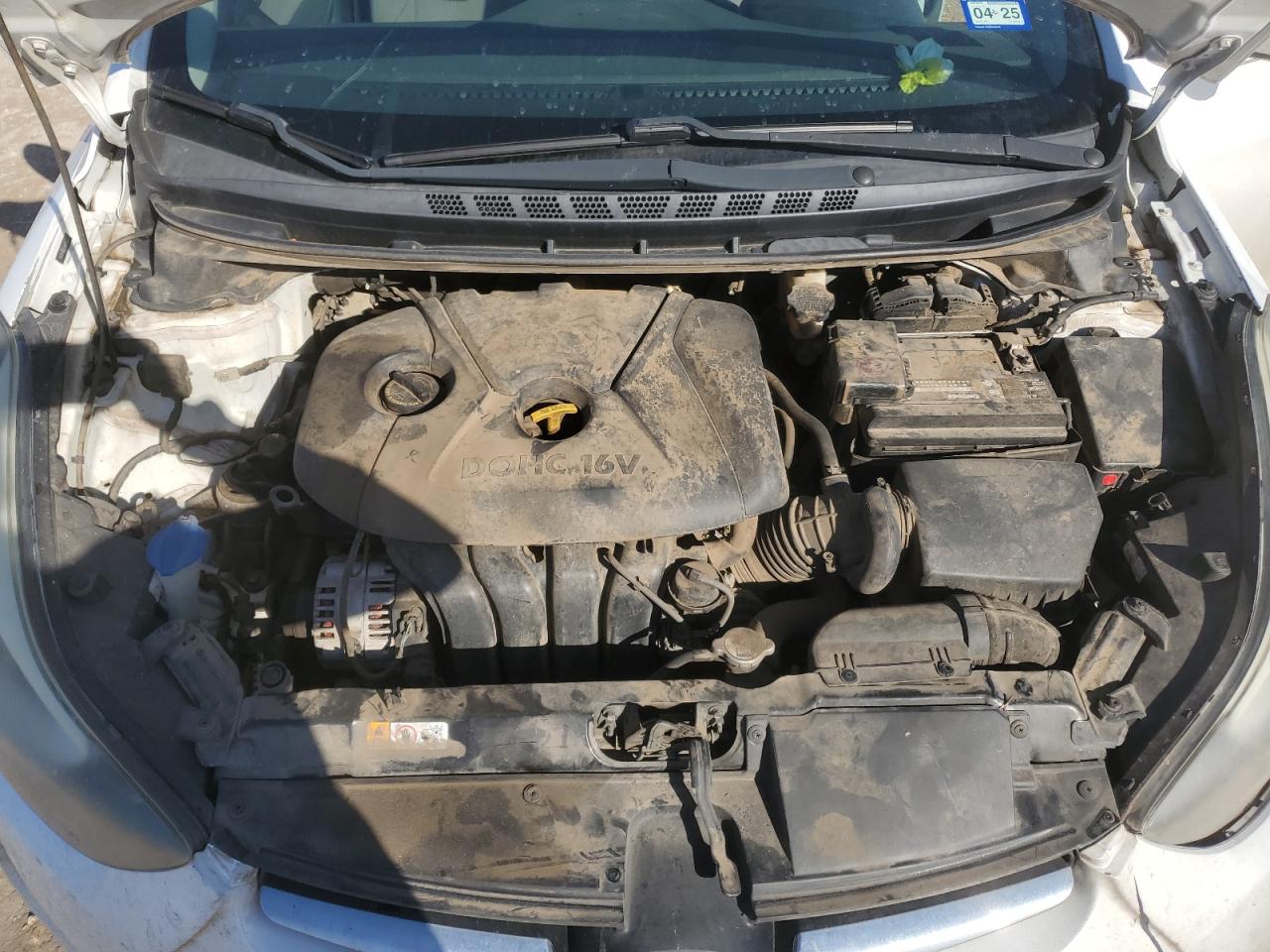 2016 Hyundai Elantra VIN 5NPDH4AE6GH656812 Copart auction photo, vandalism / all over damage thumbnail 12