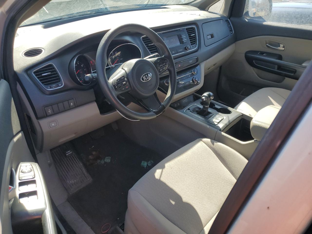 2016 KIA Sedona VIN KNDMB5C16G6084524 Copart auction photo, top/roof / minor dent/scratches damage thumbnail 8