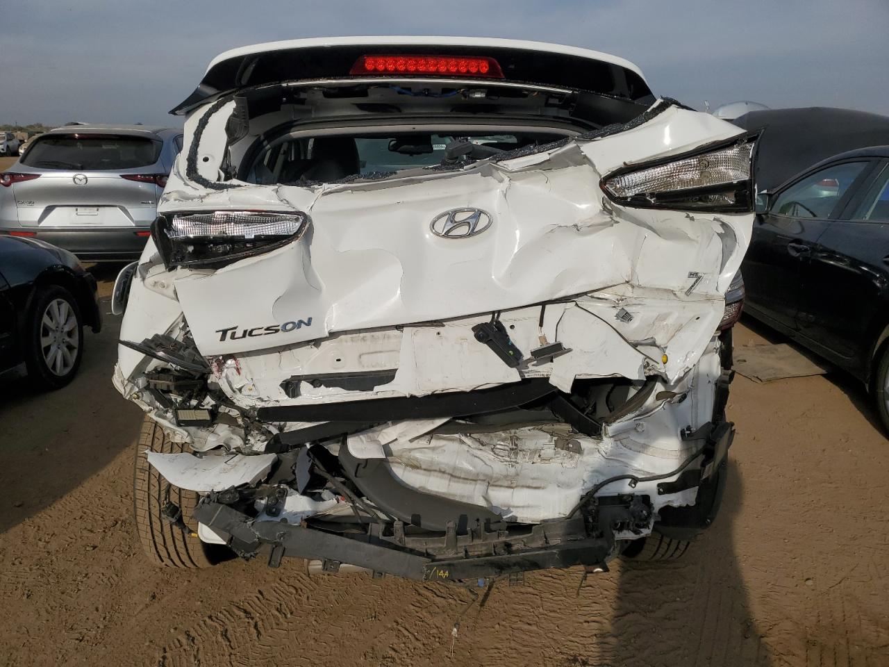 2019 Hyundai Tucson VIN KM8J3CA40KU070720 Copart auction photo, rear end damage thumbnail 6