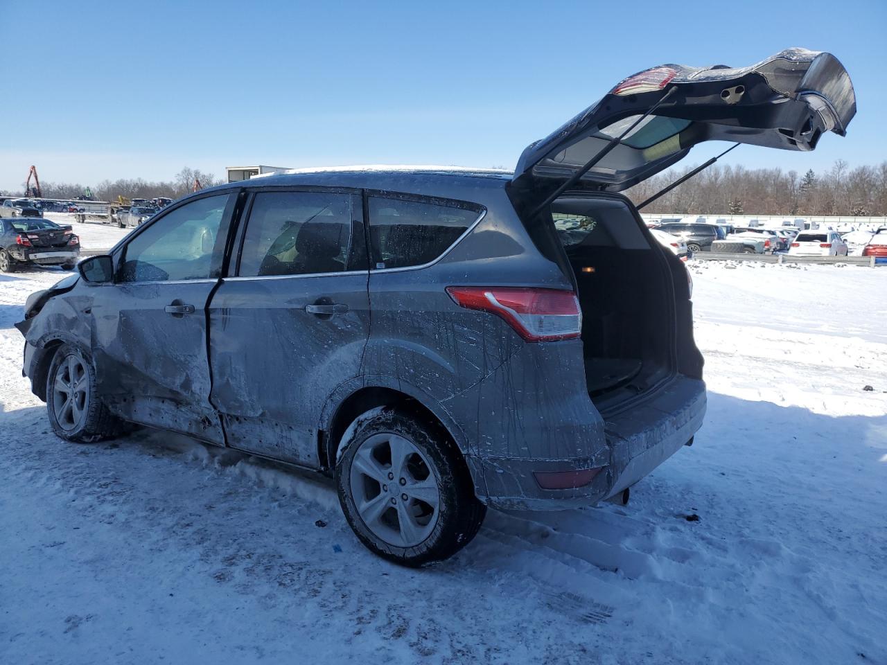 2013 Ford Escape VIN 1FMCU0GX0DUD14925 Copart auction photo, side / front end damage thumbnail 2